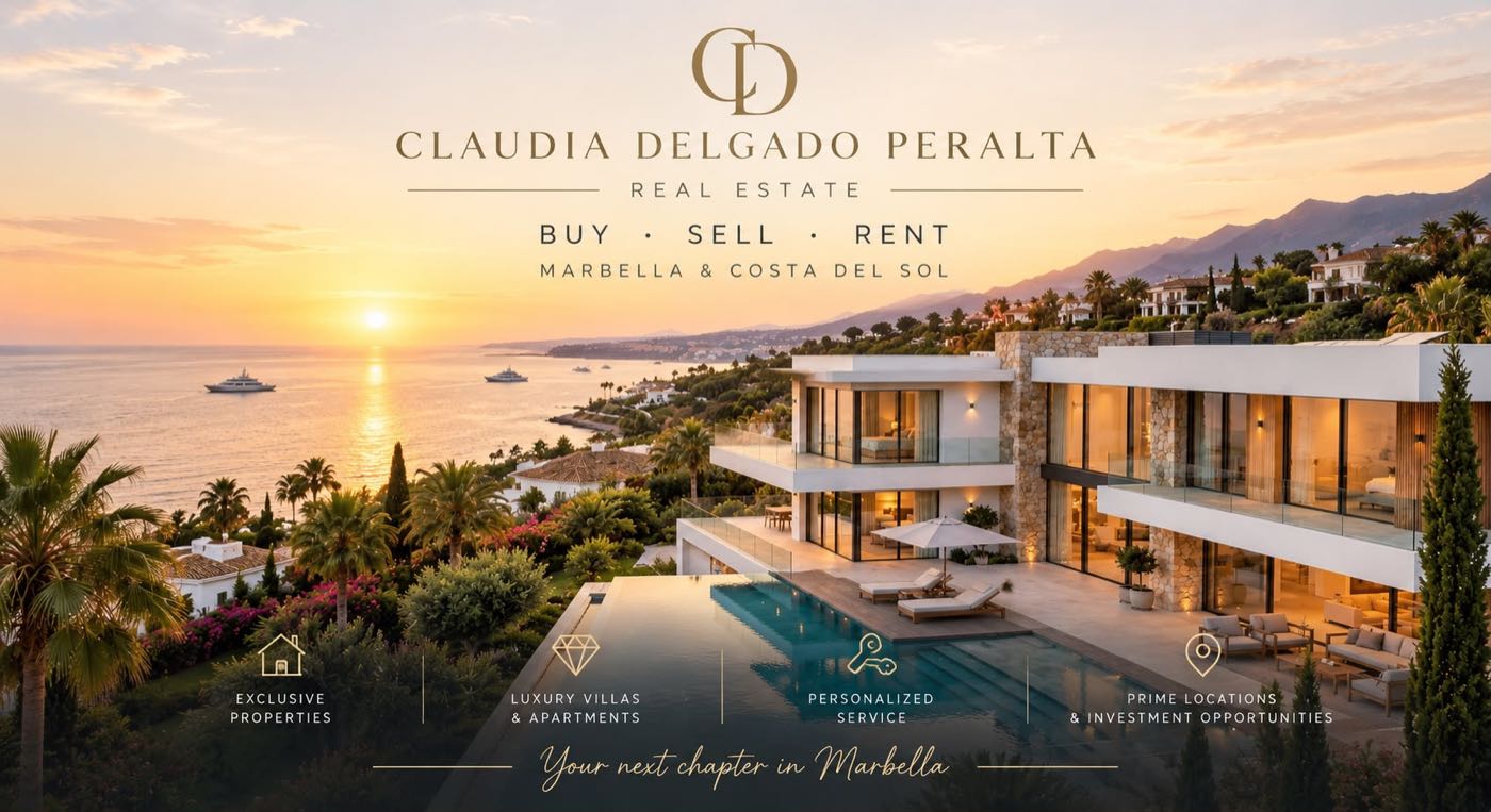 Claudia Delgado Peralta Real Estate. Buy, sell, rent. Marbella & Costa del Sol.